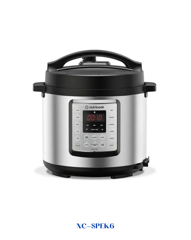 Nutricook Smart Pot Eko Stainless Steel / Black 1000W 6L - NC-SPEK6